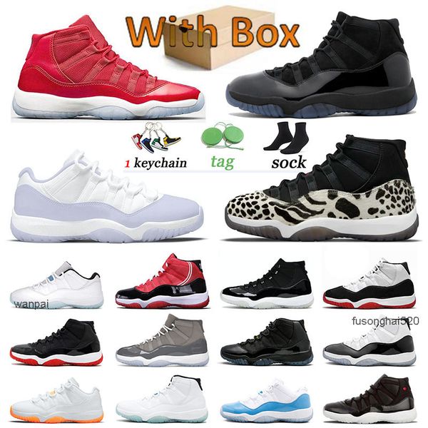 

11s animal instinct jumpman 11 low basketball shoes pure violet mens trainers cool grey space jam legend blue cap and gown sneakers sports