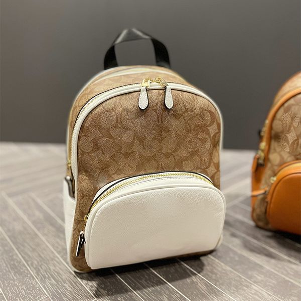 

2022 designer yellow embossing backpacks handbags men women genuine leather