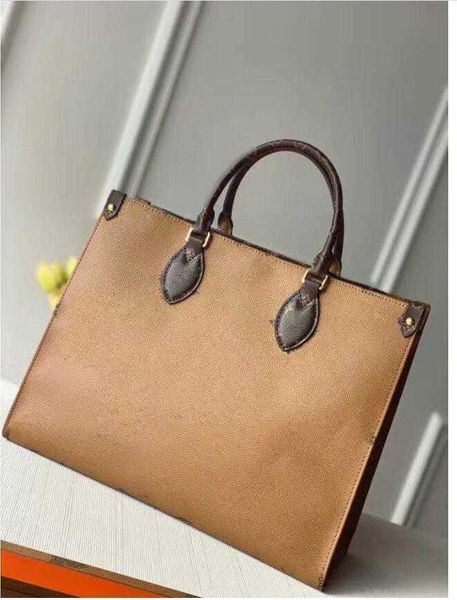 

100% onthego bags luxury designer bags leather crossbody designeres bag shopping package clutch handbag tote m45321 evening