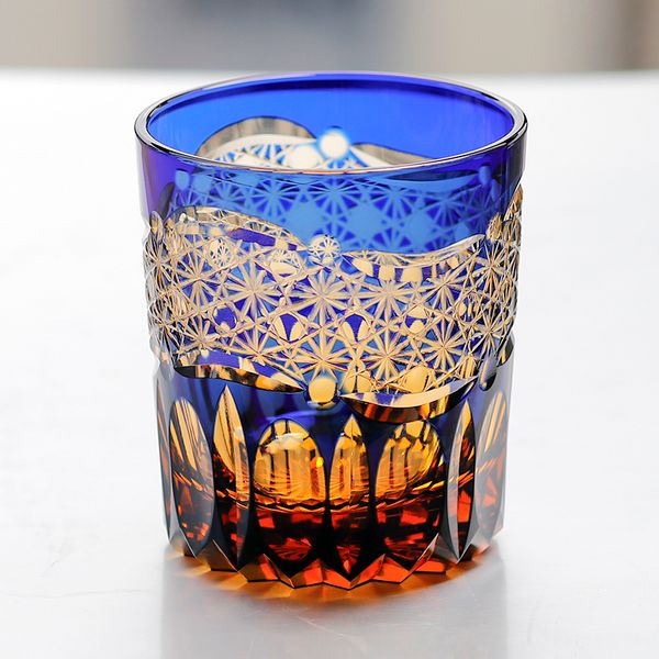 

luxury crystal glass japanese style wine whisky cup for drinking new design pattern
