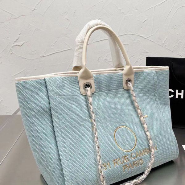 

fashion women's luxury handbags beach bags ch brand canvas embroidered label women evening bag big handbag designers classic large fema