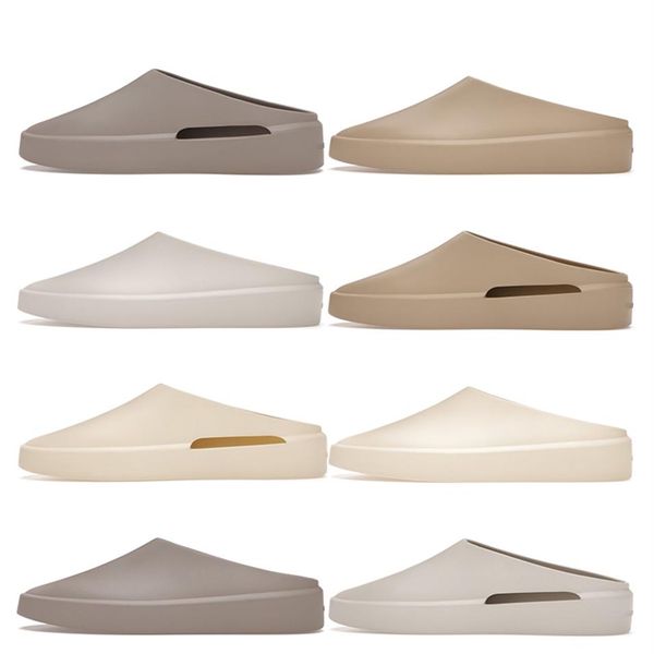

2022 the california slip on designer slippers mens womens oat almond cement concrete cream sports sneakers sandals269m, Black