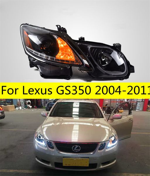 

head lamp for gs350 gs430 gs450 led headlight 2004-2011 headlights gs300 turn signal front lights daily light high beam