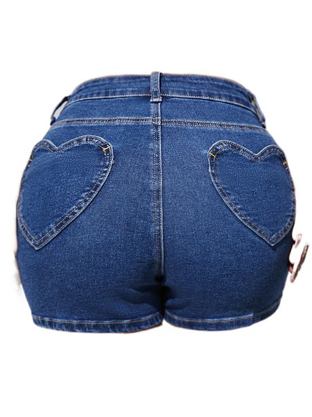 

slant pocket denim shorts s0vo#, White;black