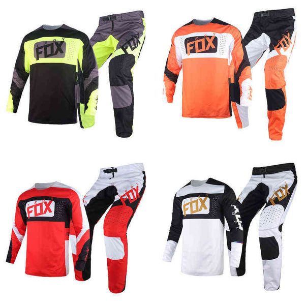 

cycling suit motocross racing gear set 180 360 mirer nobyl jersey pants mx combo moto cross offroad outfit men mountain bike for adult, Gray