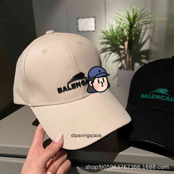 

balencaigass ball caps ball paris b letter printed paris b 22 summer new embroidered letter star duck tongue for men and women, Blue;gray