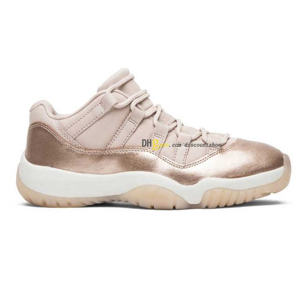 

wmns 11 low rose gold basketball shoes mens womens 11s sneakers for sale us 5.5-13 ah7860 105 ljr, Black