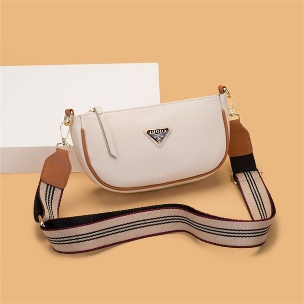 

summer layer cow leather  zipper crescent one messenger 60% off outlet store