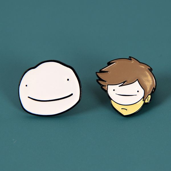 

creative game my world enamel pins badge dream mask pins brooch jewelry, Blue