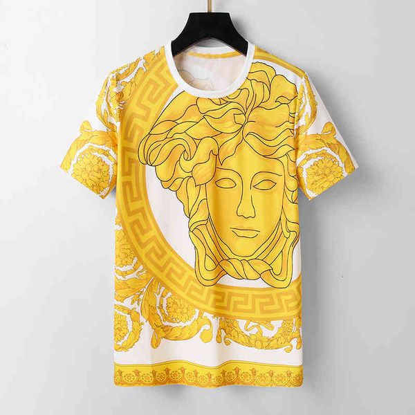 

men's t-shirts short sleeved men's summer fashion trend youth bottoming shirt high-grade slim cotton round neck 0exd, White;black