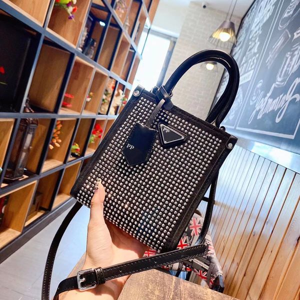 

designer bag fashion women tote bag crystal decorative satin handbag 6 colors