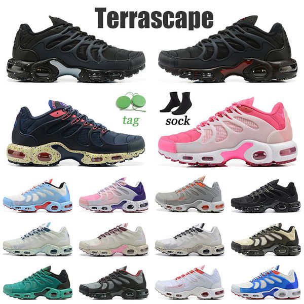 

terrascape max mens trainers running shoes pearl white dark beetroot mint green navy and peachy hues sail sea glass black lime men women tn