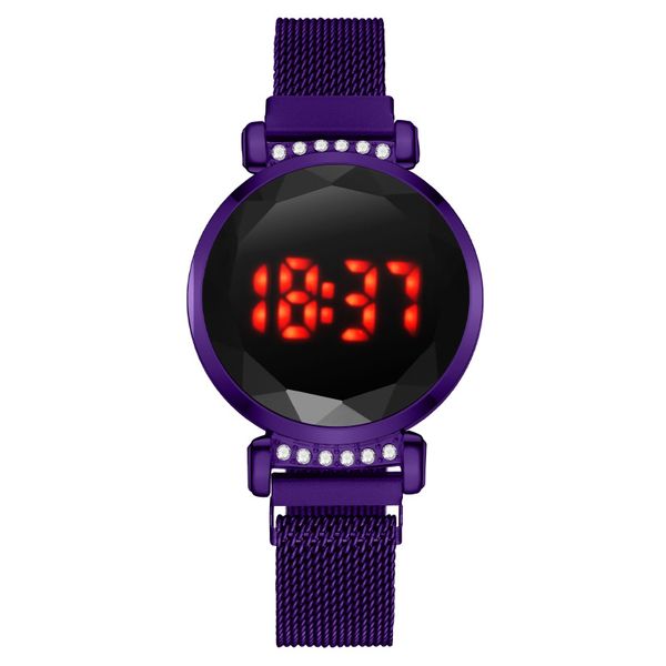 

fashion sport watches womens digital watch wristwatches for women girls m1009, Slivery;brown