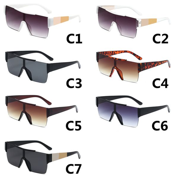 

fashion frameless sunglasses for men uv protection luxury vintage women square siamese sun glasses, White;black