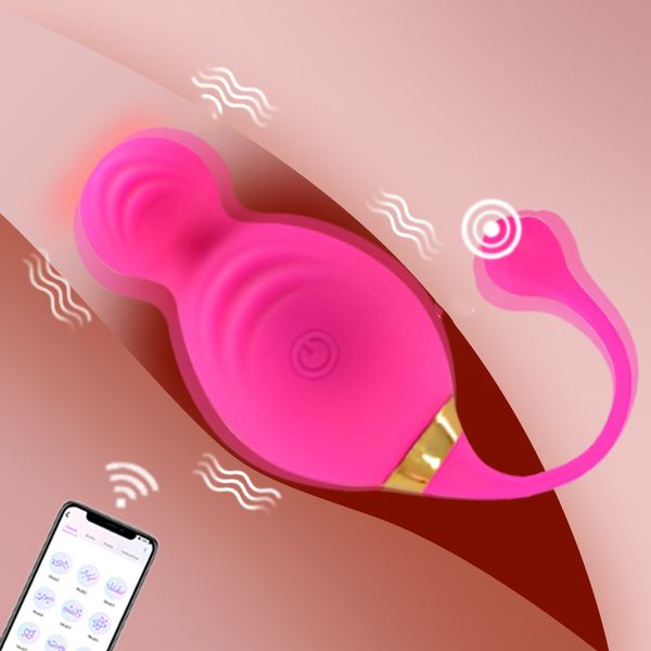 10 частота вагина вибратор G-Spot Massage Silicone Bluess App Remote Control Bluetooth Connect Clit Sexy Toys для женщин Sexyo