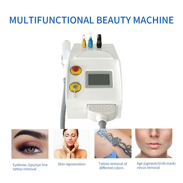 

portbale nd yag laser 1320nm/1064nm/532nm laser tattoo removal machine, Black