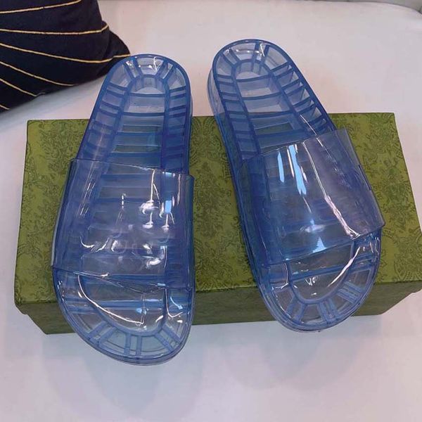 

2022 women sandals womens slides crystal calf leather casual shoes quilted platform summer beach slipper 35-42 003, Black