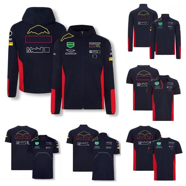 Jaqueta de corrida de equipe de Fórmula 1 F1 polo com personalização do mesmo estilo