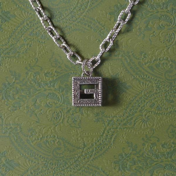 

fashion leisure jewelry ancient vine pattern hollow out pendant luxury necklace old trend necklace for men and women ladies gift, Silver