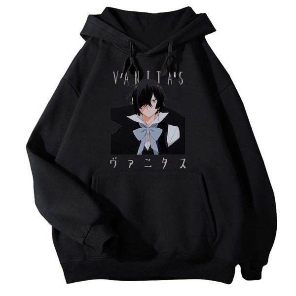 Felpe con cappuccio da uomo Felpe Cartoon Funny Graphic Pullover Men The Case Study Of Vanitas Felpa con cappuccio Casual Fleece Street Autunno 2022 Harajuku Swe