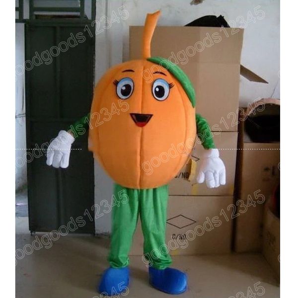 

performance pumpkin mascot costumes halloween fancy party dress cartoon character carnival xmas advertising birthday party costume outfit, Red;yellow