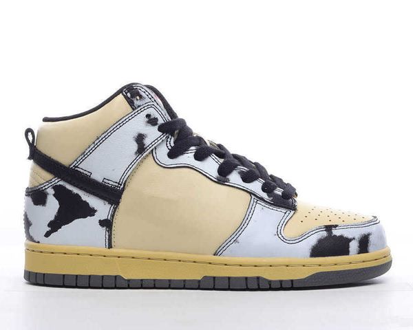 

shoes high sports the cow black beige camouflage trainers fashion sneakers