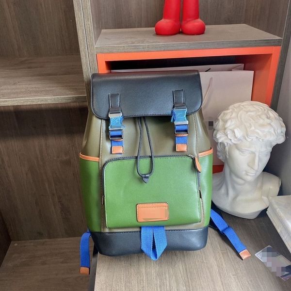 

designer backpack tide brand coch shoulder bags classic leather print large capacity handbag travel boarding bag men and women fashion singl