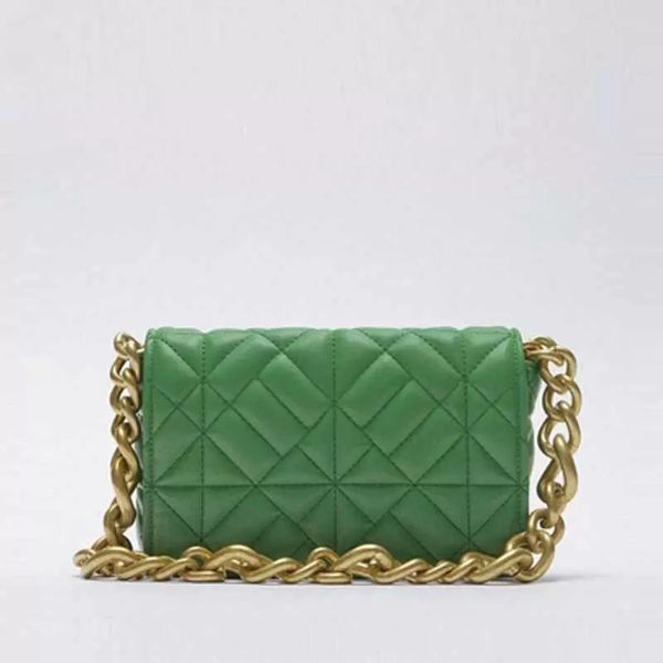 

luxury brand designer shoulder bags metal chain ladies one-shoulder bag casual fashion plaid solid color simple leather handbags womens mult