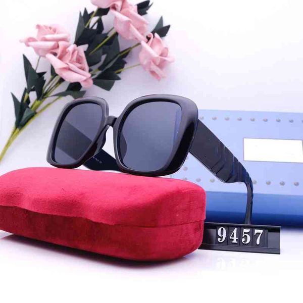 

sunglasses overseas 2022 women's street travel fashion glasses 9457, White;black