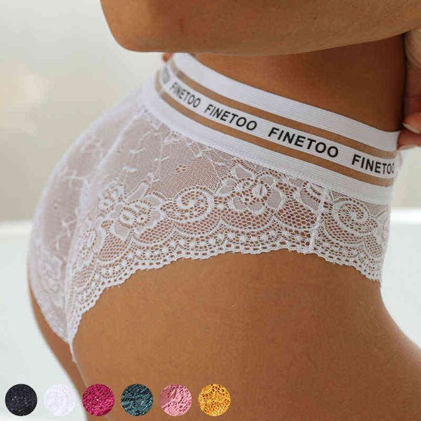 

women mesh lace panties female low waist transprant underwear panty girl letter belt briefs ladies l-xxl intimates lingerie y220419, Black;brown