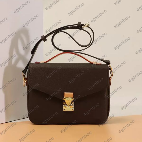 

women designer bags pochette oxidizable leather handbags elegant crossbody purse messenger bag shoulder bags tote metis m44875