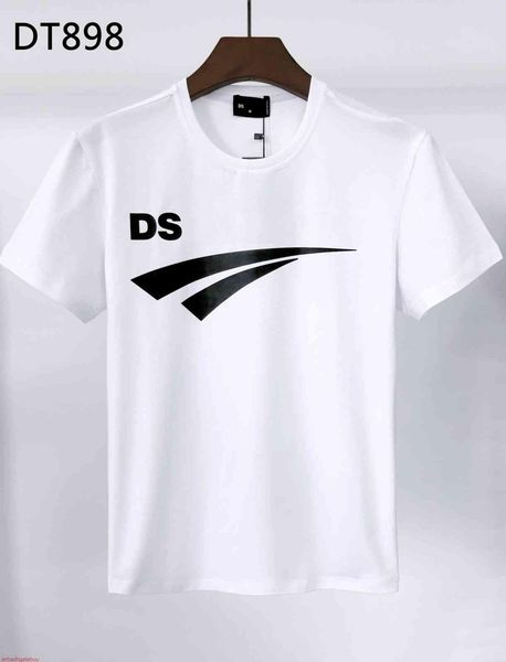 

dsenqi dsq t shirt maple leaf printed casual summer fashion cool t-shirt dt5719nhf mhd dsquareds dsq2s dsqs, White;black