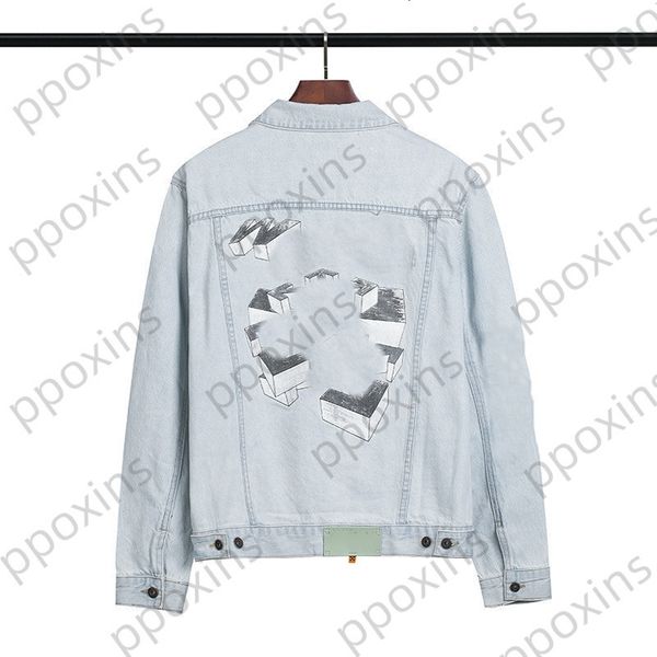 

fashion designer men's jacket and correct version three-dimensional hand-painted arrow overlapping letter washed used motorcycle denim, Black;brown
