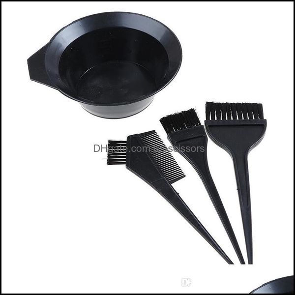 Tigelas de mistura de cor de cabelo Ferramentas de estilo Produtos Dintura Trenta Toques escovas de ferramenta Kit de tingimento de salão de salão de cabeleireiro DIA DIY DRIA DIY 2021 Z