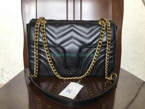 

women marmont handbags purses women pu leather fashion gold chain bag cross body handbag shoulder messenger bags size 26x7x18cm
