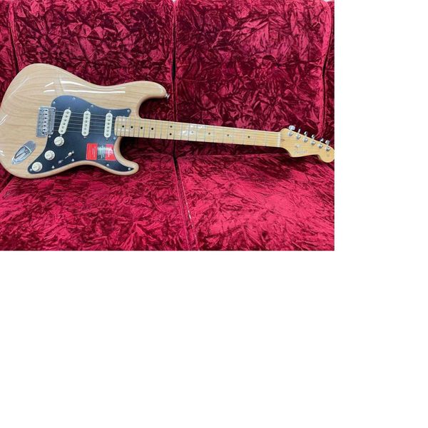 

pro st maple fingerboard natural electric guitar same of the pictures