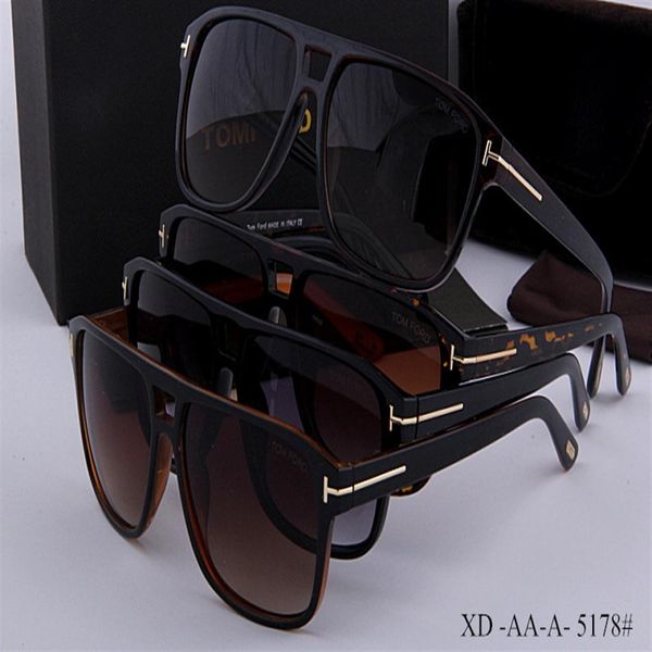 

luxury qualtiy new fashion 5178 tom sunglasses for man woman erika eyewear ford designer brand sun glasses with original box t271t, White;black