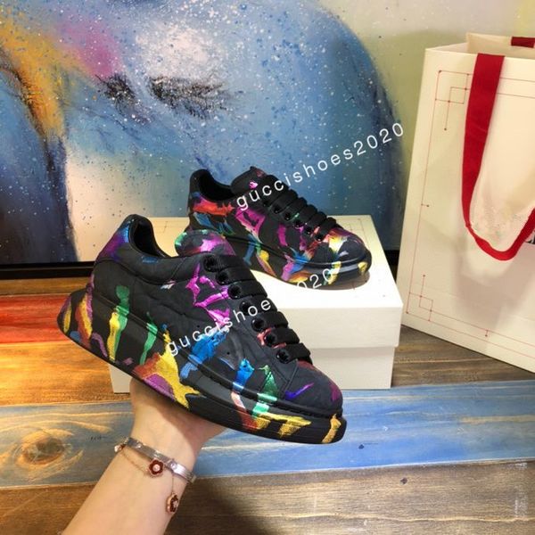 

2022 luxurys designers casual shoes mens platform triple black suede white leather pink red beige green womens sports sneaker fashion outdoo, Black;red