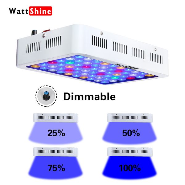 

dimmer aquarium light dimmable led fsih tank lights 180w marine reef fishbowl lamp decoration for fish tanks and aquariums