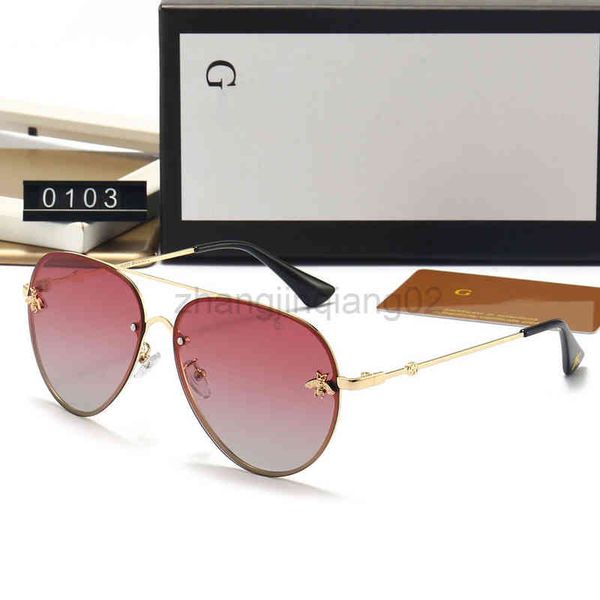 

designer gg sunglasses for women mens new polarized little bees fashion leisure trend driving uv protection vintage baseball sport cycle lux, White;black