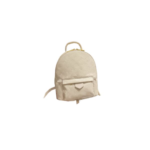 

bag sp rings backpack with leather fashion embossed letters bags
