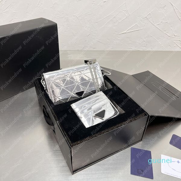 

2022 shoulder bag designer crossbody bags mirror womens designers wallet cross body bag purse triangle handbags 2203261