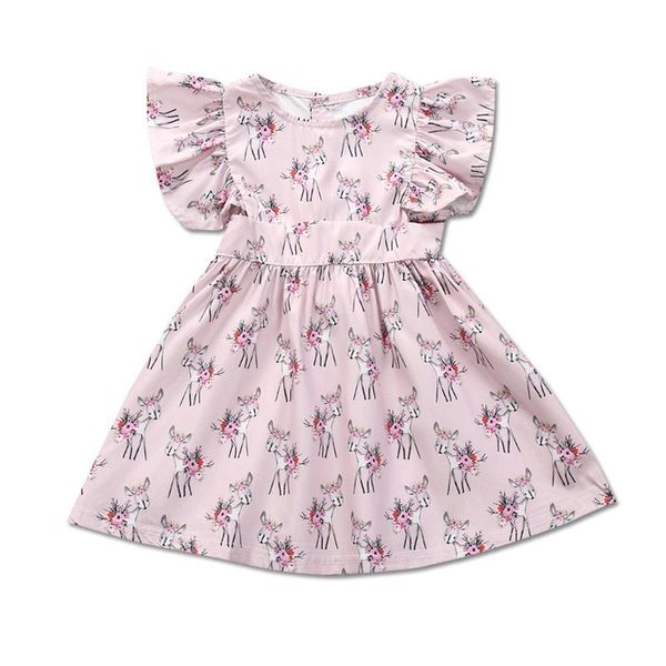 Mädchen Kleider Kinder Kleid Schöne Mädchen Sommer Kleidung Floral Nette Säugling Kleinkinder Kleidung Kind Baby Rock Kinder OutfitsGirl's