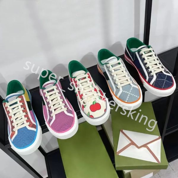 Top Tennis Shoes 1977 Дизайнерские кроссовки G Series Мужчины Женщины Высокий низкий верх Повседневная обувь Красные черные уличные джинсовые кроссовки на резиновой подошве с коробкой 35-46