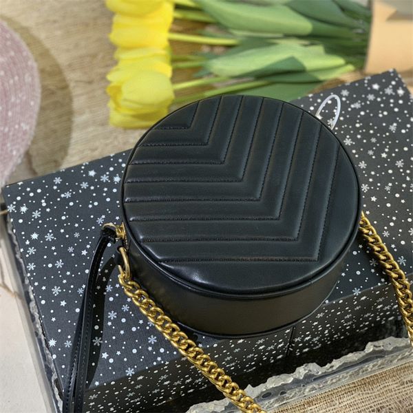 

vinyle wallet crossbody circular card holder shoulder bag messenger quilted women fashion brand luxurys designer chain bags coin purse lady
