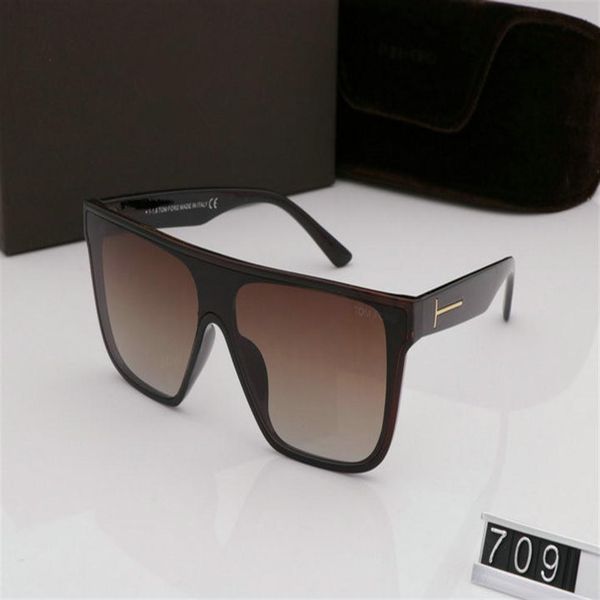 

luxury big qualtiy new fashion 709 tom sunglasses for man woman erika eyewear ford designer brand sun glasses with original bo271d, White;black
