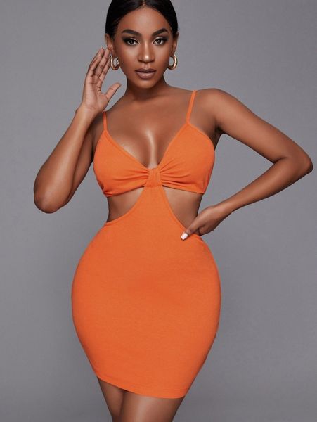 

sxy cut out bodycon cami dress m7zg#, Black;gray