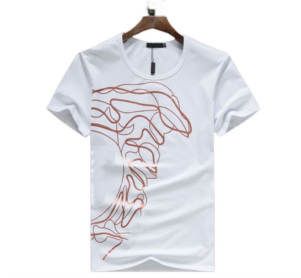 

men's t-shirts designer bags luxury men's wear summer round neck sweat absorbing short sleeves outdoor breathable cotton printe s4, White;black
