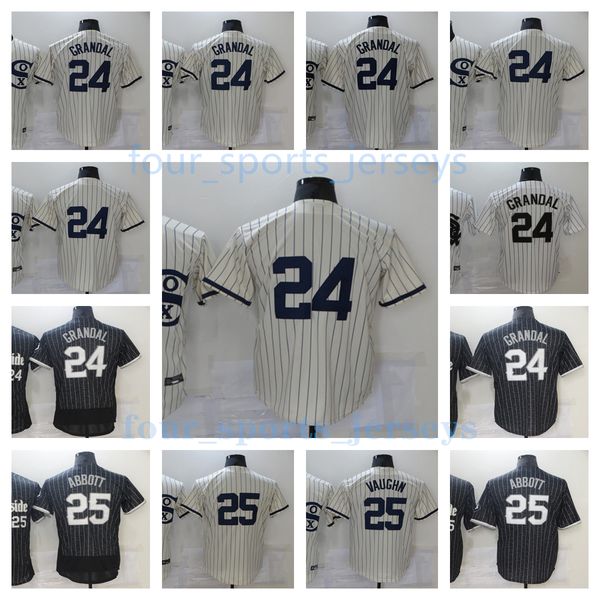 

2022 new red sox baseball jerseys 24 yasmani abbott 25 jim grandal, Blue;black