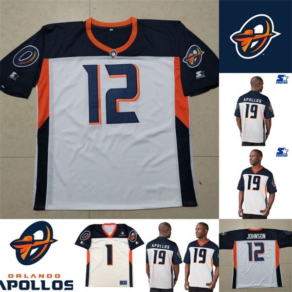 Maglia da uomo Orlando Apollos 3 Garrett Gilbert 5 Austin Appleby 4 Kevin Anderson 12 Charles Johnson 29 Keith Reaser 63 Tre Jackson Alliance